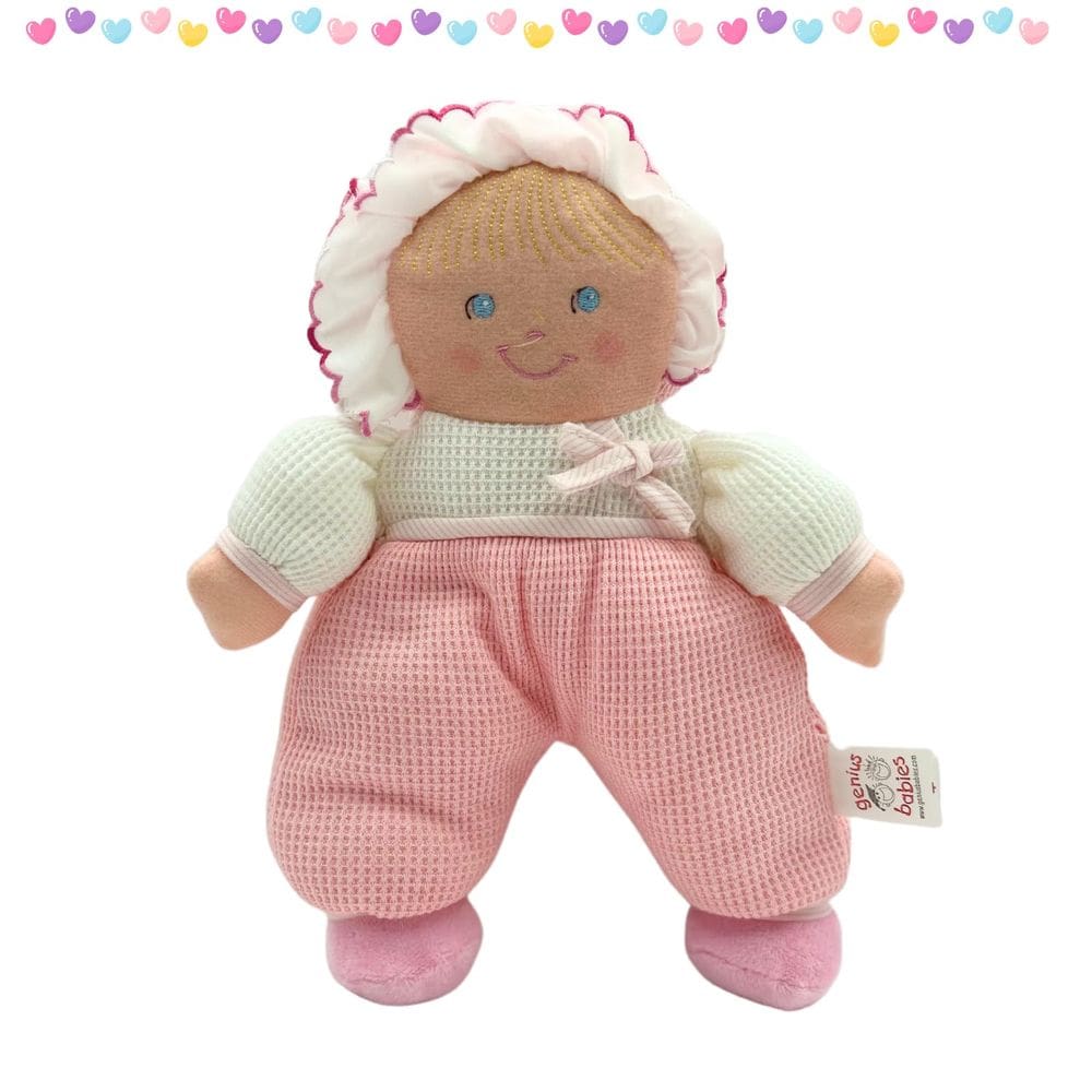 Brinquedos para bebês Soft Doll Genius My First Dolly Pink Thermal
