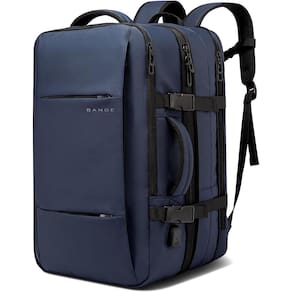Mochila de viagem BANGE 35L Carry on para homens com compartimento para laptop