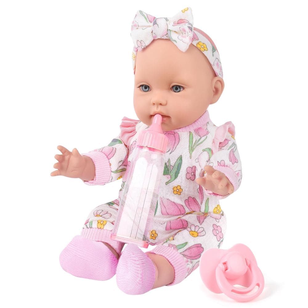 Baby Doll UZIDBTO 12 Girl com roupas e acessórios de 30 cm