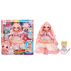 Boneca moderna Rainbow High Winter Wonderland Bella 28 cm com neve