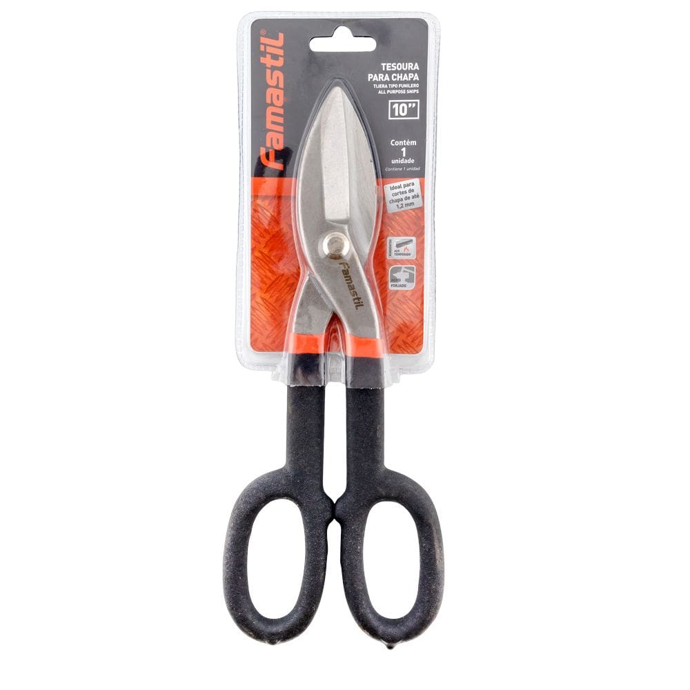Tesoura Para Chapa 10&quot; Famastil