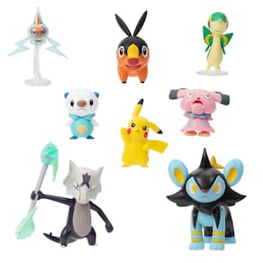 Pacote de bonecos Pokémon Battle 8 com 6 x 5 cm e 2 x 7,5 cm