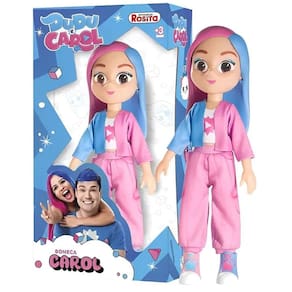 Boneca Articulado Carol Youtuber 25 Cm - Rosita 1116