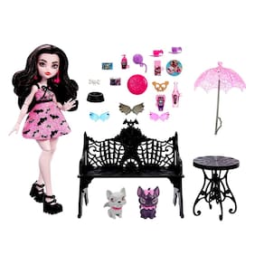 Conjunto de jogos Mattel Monster High Draculaura Bite in the Park