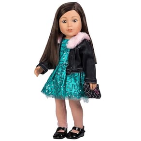 Boneca de moda adora garotas incríveis Emma Sparkles 45cm