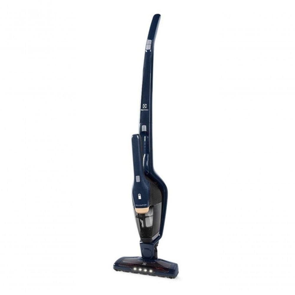 Aspirador De Pó Vertical Sem Fio Electrolux Ergorapido 2 Em 1 Luz Led Até 35 Min Azul ERG28 Bivolt