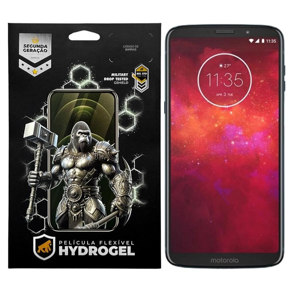 Película para  Motorola Moto Z3 Play - Hydrogel Gamer Fosca - Gshield