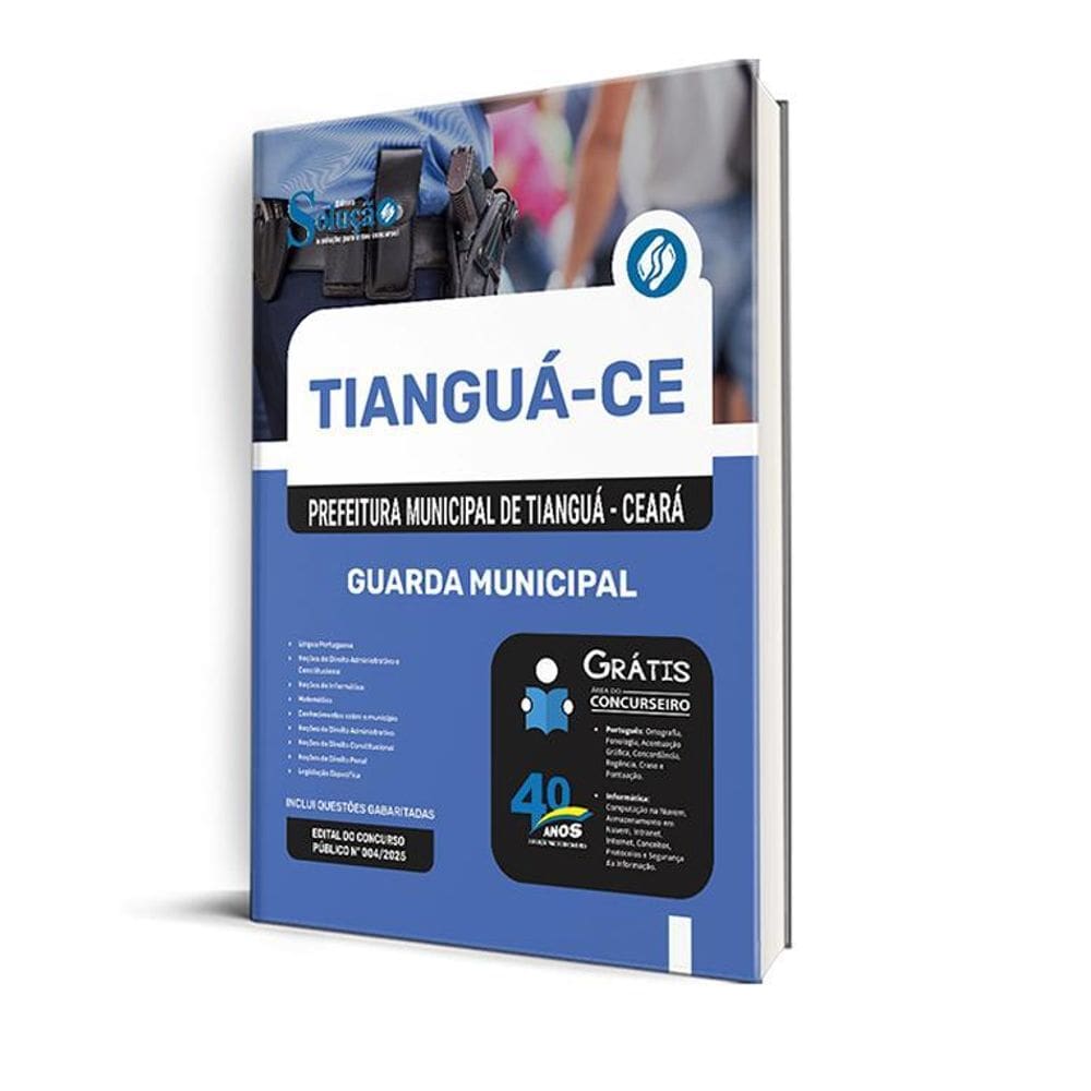 Apostila Prefeitura De Tianguá Ce 2025 - Guarda Municipal