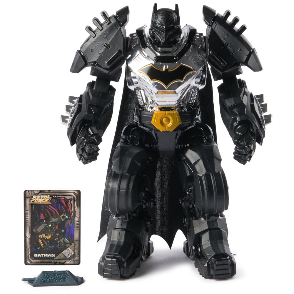Boneco de ação Spin Master DC Comics Metal Force Batman 30cm