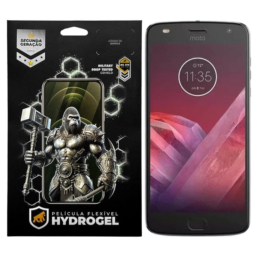 Película para  Motorola Moto Z2 Play - Hydrogel Gamer Fosca - Gshield