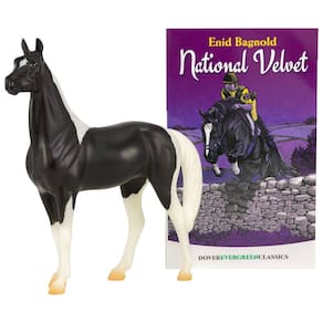 Série Toy Breyer Freedom National Velvet Horse com livro
