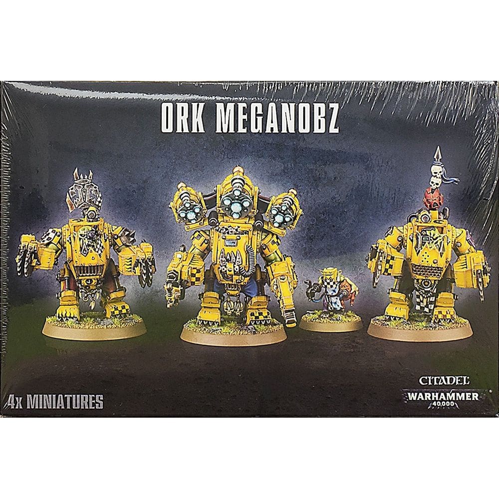Workshop de jogos de figuras de ação Warhammer 40K Ork Meganobz