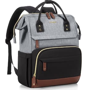 Mochila para laptop LOVEVOOK para mulheres 45 cm à prova d`água de 18 polegadas