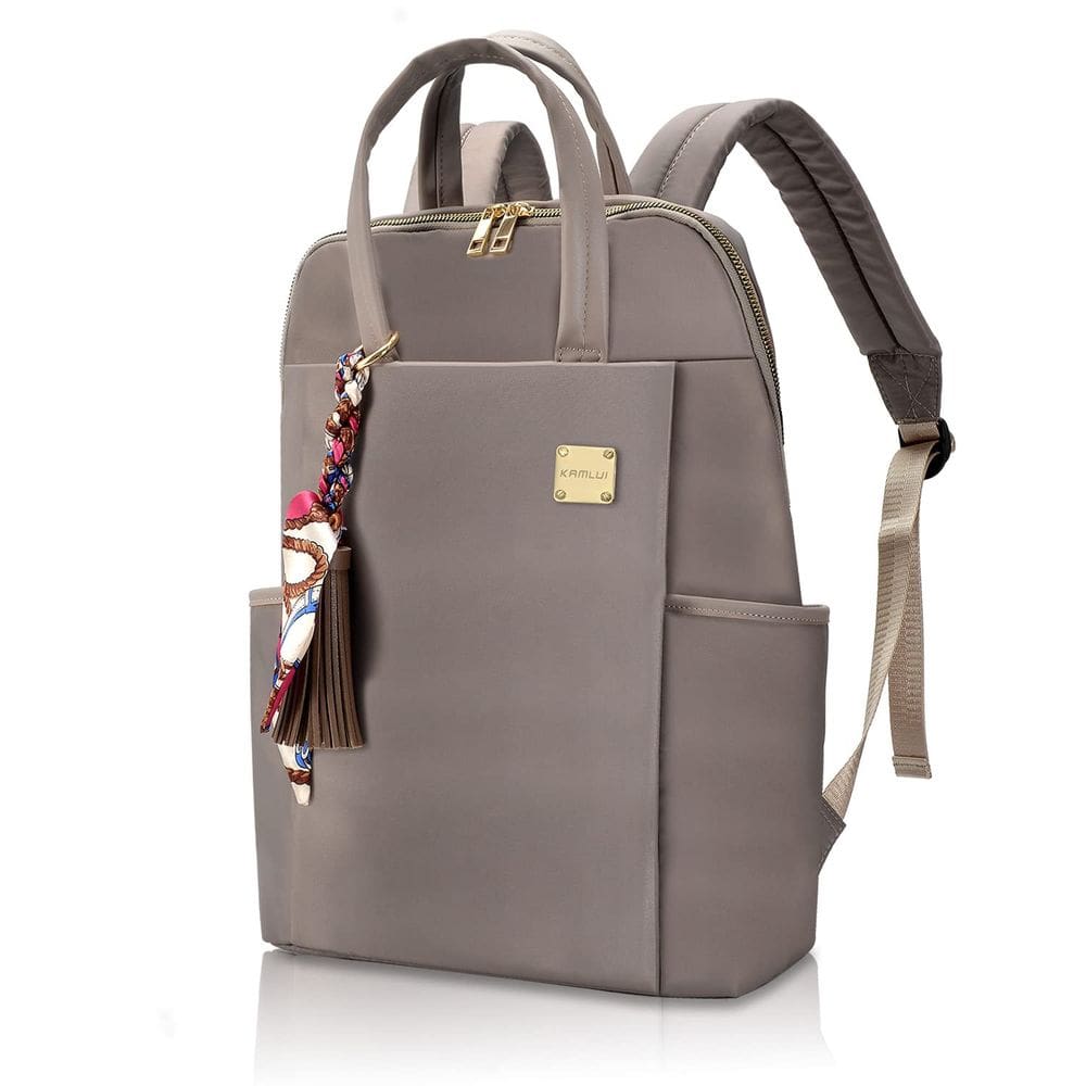 Mochila para laptop Kamlui para mulheres de 15,6 polegadas resistente à água