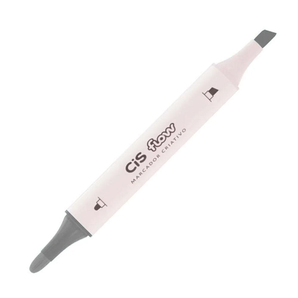 Marcador Criativo Cis Flow Cinza Cis