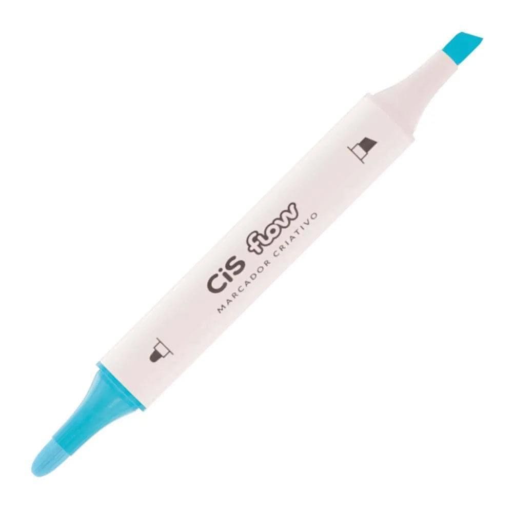 Marcador Criativo Cis Flow Ciano Cis