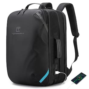 Mochila TANGCORLE Travel Carry on 45L para laptop 17.3, preta