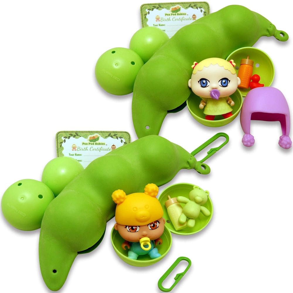 Pacote de brinquedos Thin Air Brands Pea Pod Babies com mini bebê