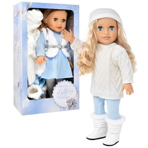 Boutique de presentes Fashion Doll de 18 polegadas com roupas e acesso.