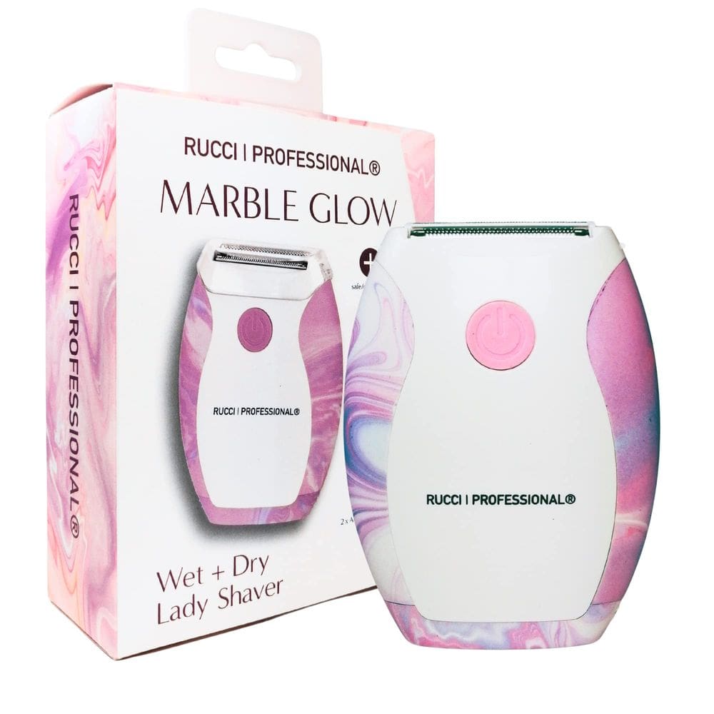 Lady Shaver Rucci, resistente à água, Marble Glow HR101, rosa