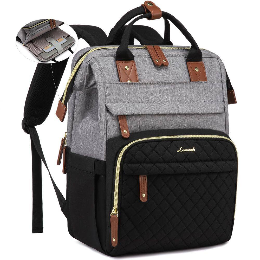 Mochila para laptop LOVEVOOK impermeável 15,6" para mulheres