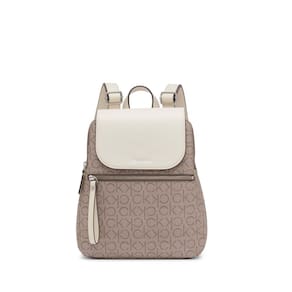 Mochila Calvin Klein Reyna Signature Key Item Almond