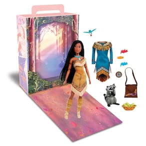 Story Doll Disney Store Pocohontas 28 cm com roupa e acessórios