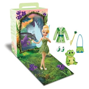 Boneca Princess Story Disney Tinker Bell com área para colorir 28 cm