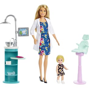 Playset Barbie Careers Teacher com boneca morena e móveis