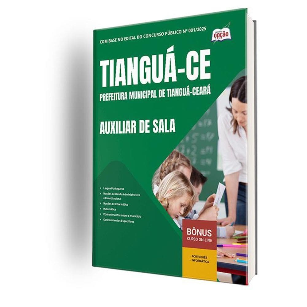 Apostila Prefeitura De Tianguá Ce 2025 - Auxiliar De Sala