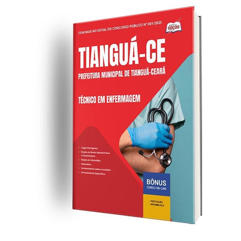 Apostila Prefeitura Tianguá Ce 2025 - Técnico Em Enfermagem