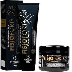 Kit 3 Pomada Fisiofort Premium 150g + 3 Fisiofort 200g