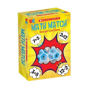 Jogo de dados Math Match Travel University Games Scholastic