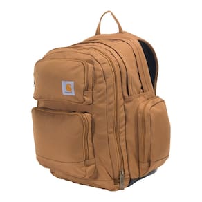 Mochila Carhartt 35L com capa para laptop marrom