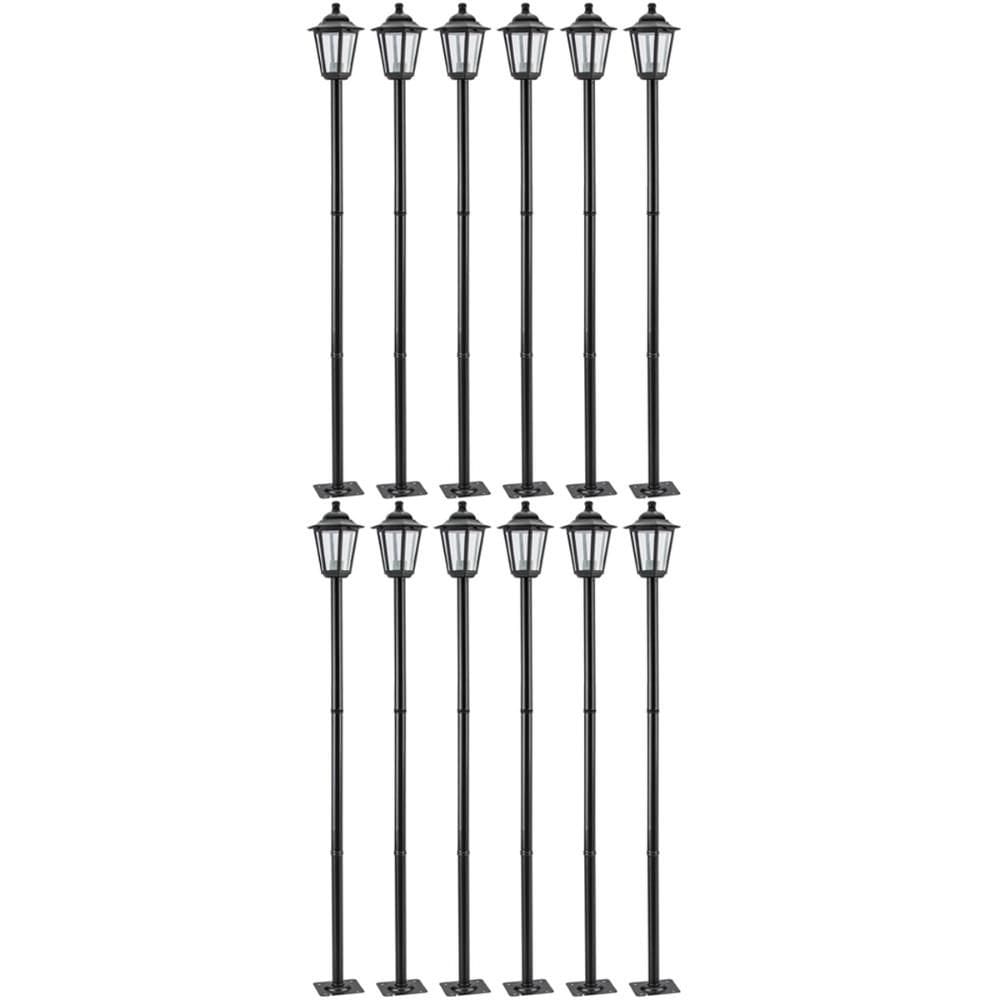 Kit 12 Poste de Jardim Luminária Colonial 1,71m Alumínio Grega Externo Dital