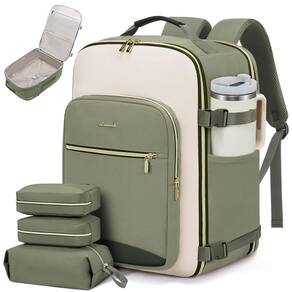 Mochila LOVEVOOK 50L Carry on para mulheres e homens com 3 cubos