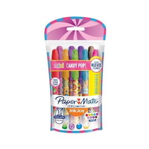 Mini Caneta Esferográfica Candy Pop com 10 Cores Paper