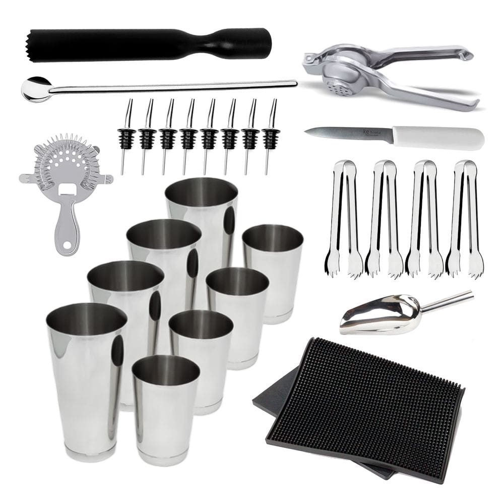 Kit Bar Profissional 1 Bartender 27 Peças