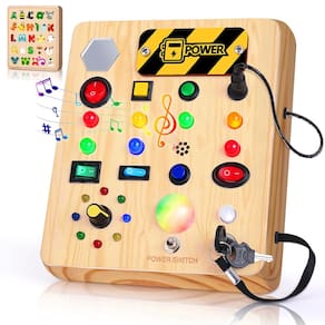 Busy Board TINTECUSA com brinquedo sensorial de luz LED para criança