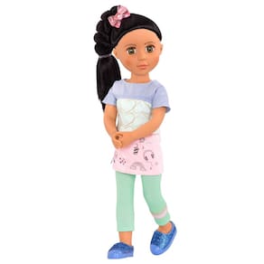 Boneca moderna Glitter Girls Soo Ji 35 cm com roupas e sapatos