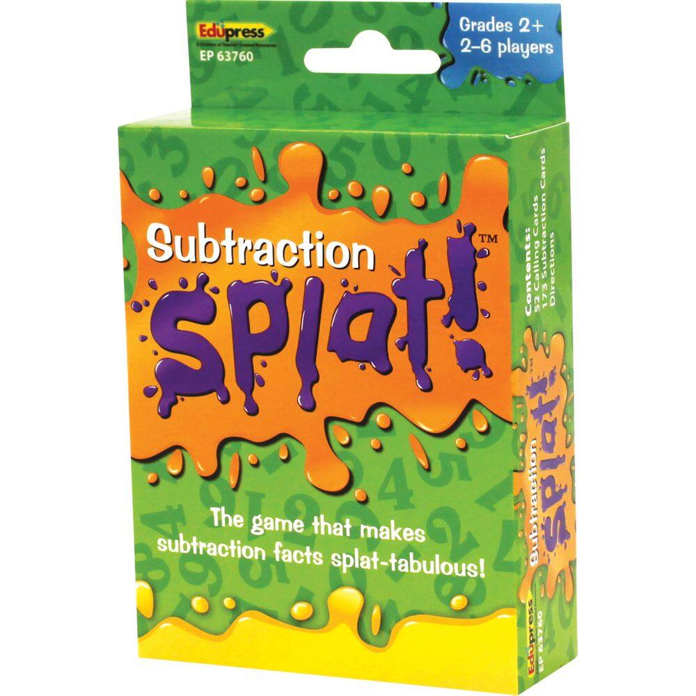 Jogo de matemática Edupress Math Splat™ Subtração de notas 2+