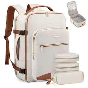 Mochila LOVEVOOK Carry on 50L à prova d`água para viagens e laptop de 18"