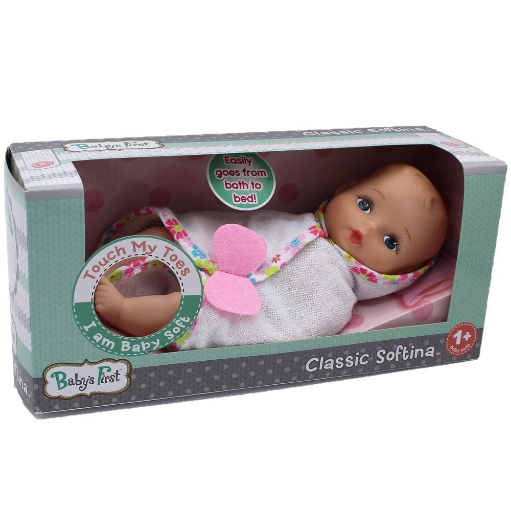 Softina Doll Baby`s First Bathtime Lavável à Máquina 1+
