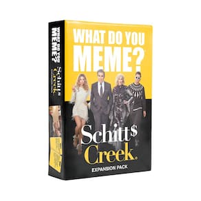 Pacote de expansão O QUE VOCÊ MEME? Schitt`s Creek para jogo de festa