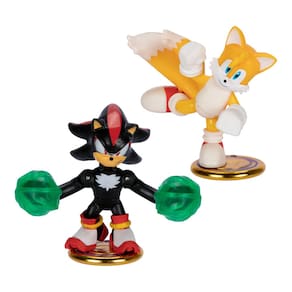 Figuras de ação Akedo Sonic The Hedgehog Versus com Tails & Shadow