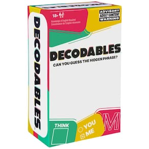 Jogo de cartas Spin Master Games Decodables para adultos maiores de 18 anos
