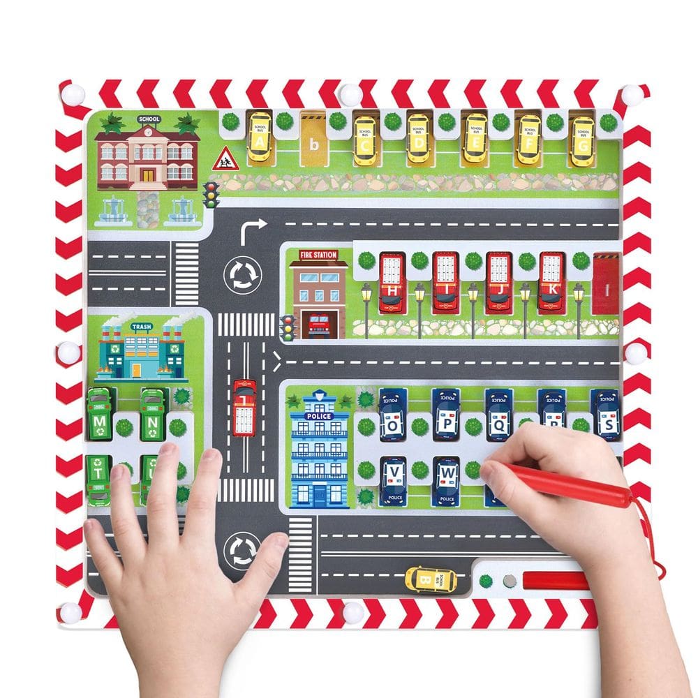 Magnetic Alphabet Maze Syahro Educational para crianças com mais de 3 anos