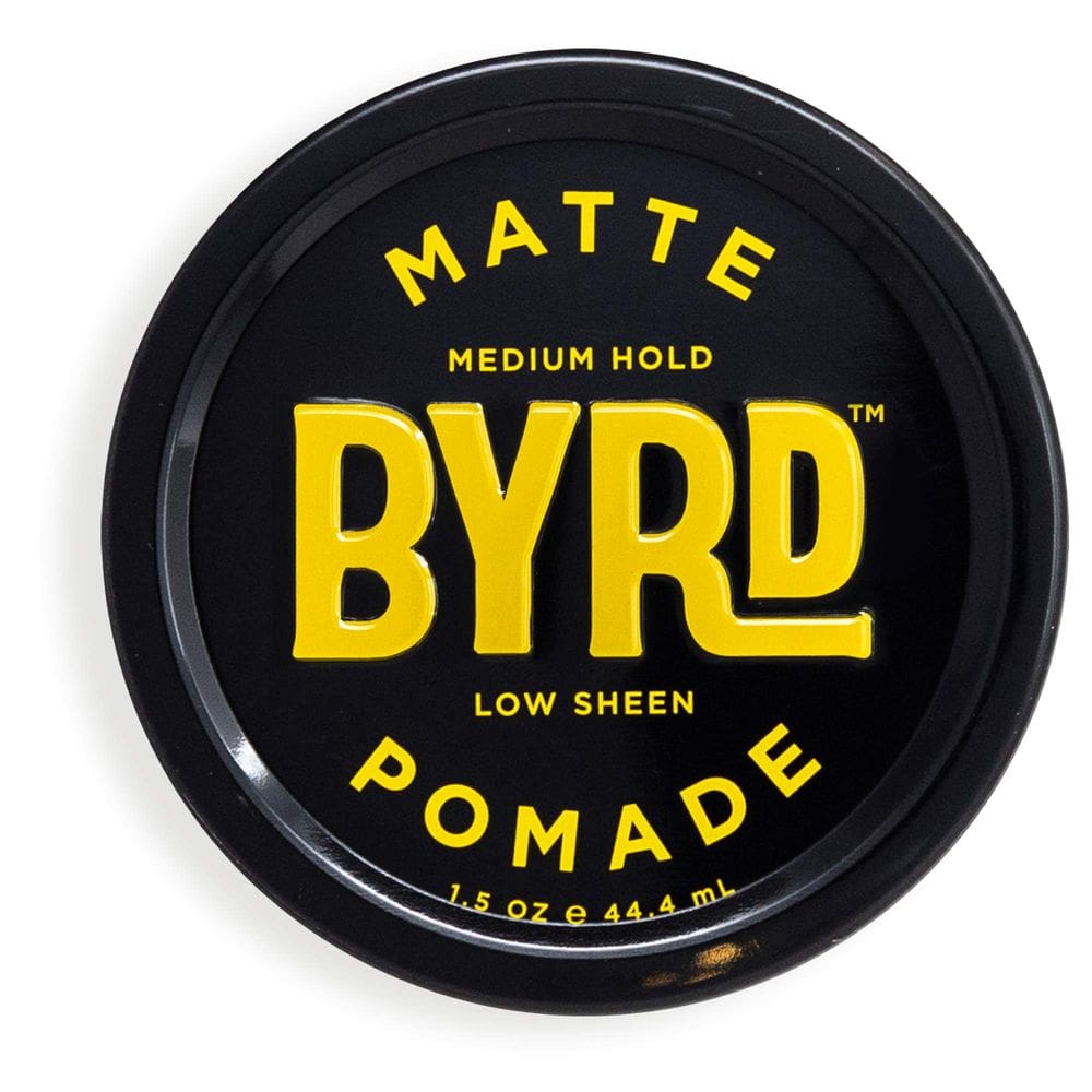 Pomada fosca BYRD Hairdo, pacote com 1 pacote de duração média, 45 ml para todo o cabelo