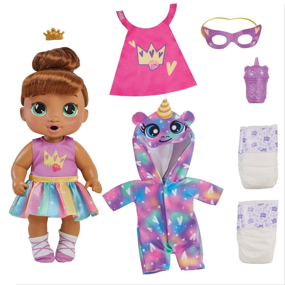 Boneca de vestir Baby Alive Super BFF Sophia Sparkle 28 cm