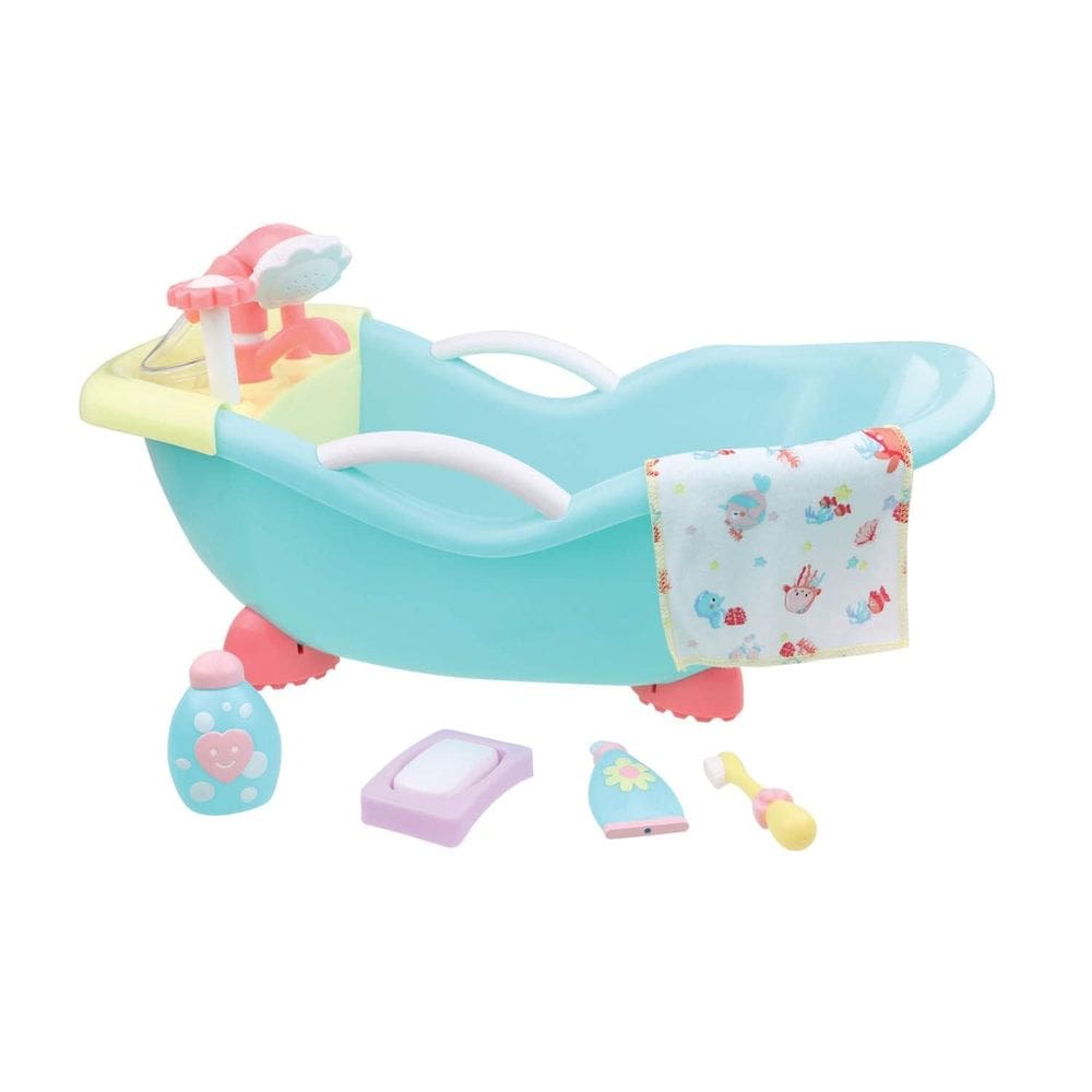 Conjunto de banho Baby Doll JC Toys for Keeps Playtime! 16" rosa